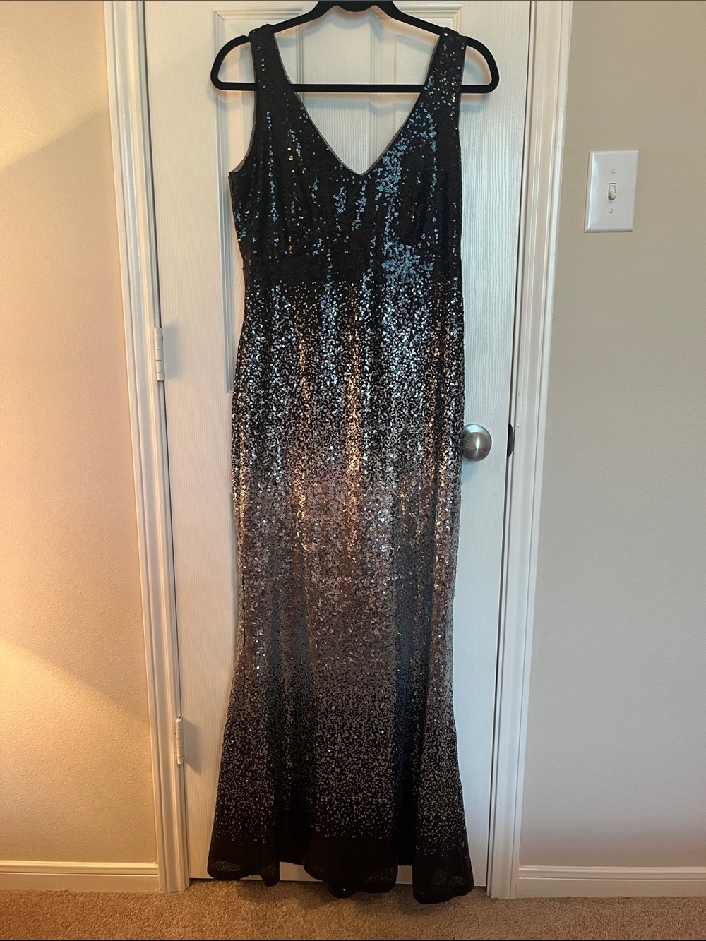 Marina Sequin Ombré Dress